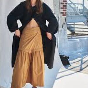 Zero+Maria Cornejo Tan midi Skirt